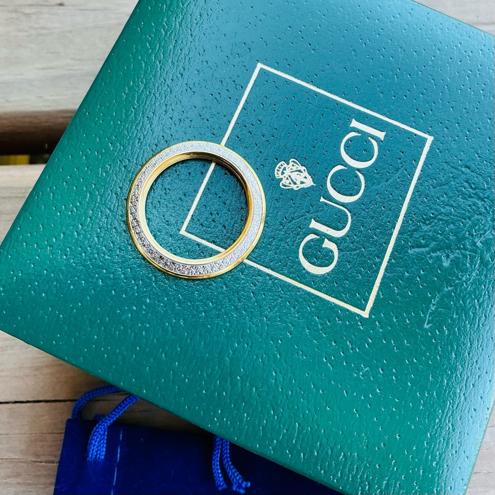 Dressy DIAMOND CUT BEZEL for Gucci watch ( NO WATCH includes!) - Picture 4 of 5